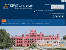 Tablet Screenshot of fatehacademy.com